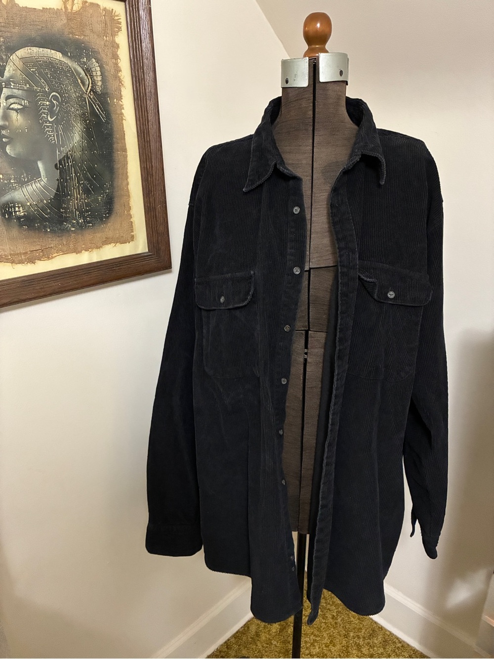Vintage Cherokee Black Corduroy Shirt